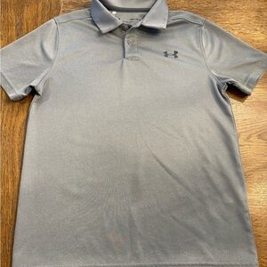 Under Armour kids Steel Gray Polo Shirt